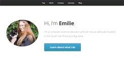 Desktop Screenshot of emiliebarnard.com